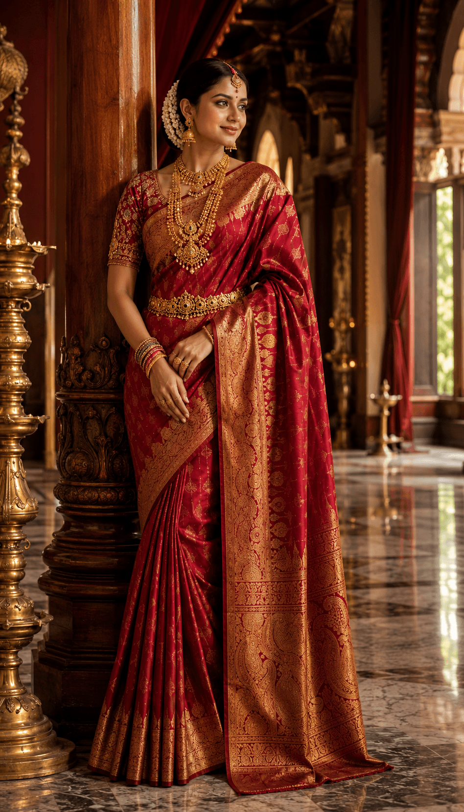 Bridal Silk Drape