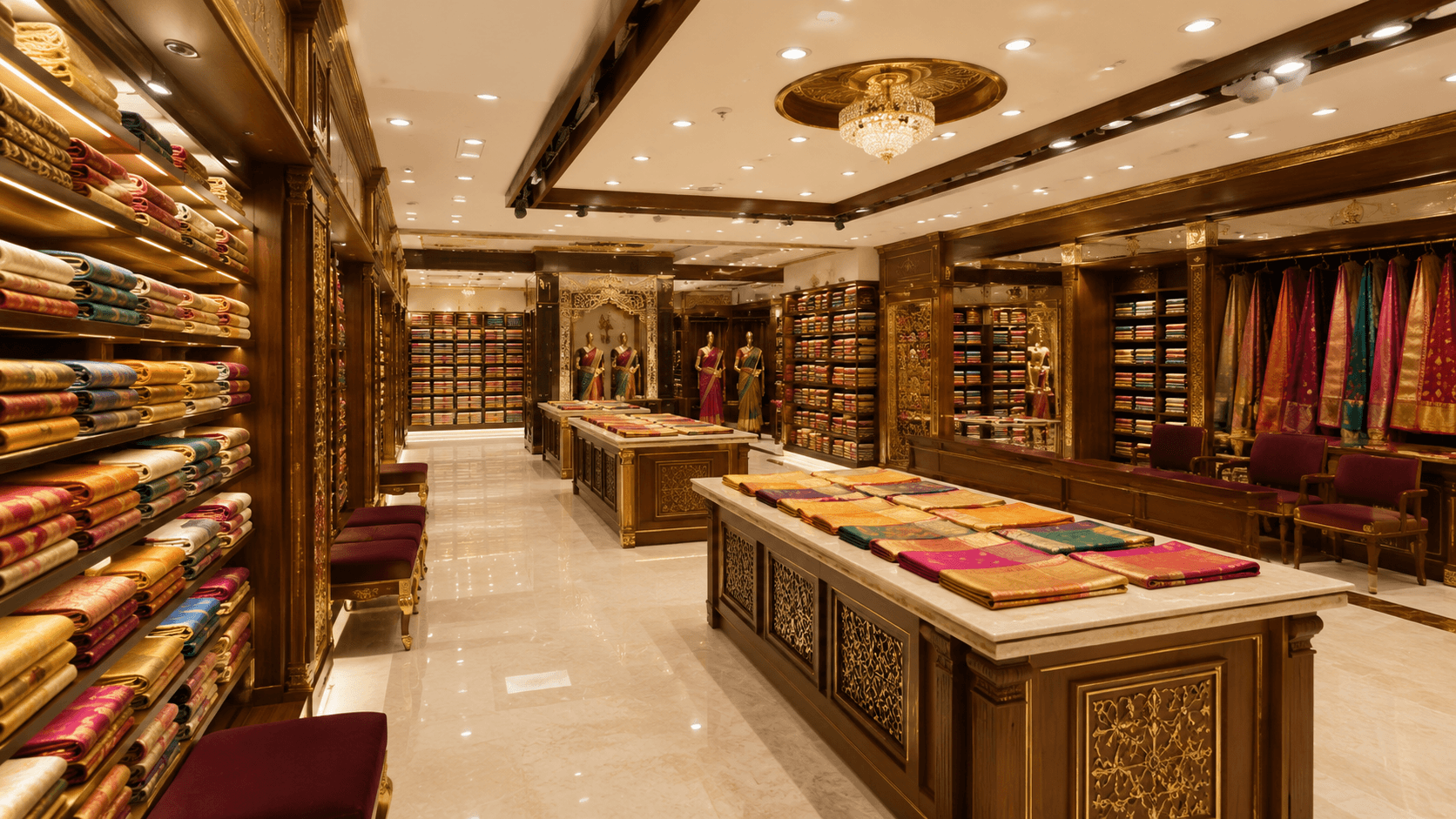 Mani Textiles — Premium Showroom